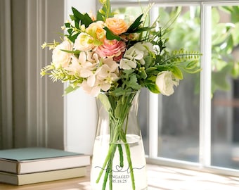 Personalized Wedding Vase – Custom Engraved Glass Anniversary Gift
