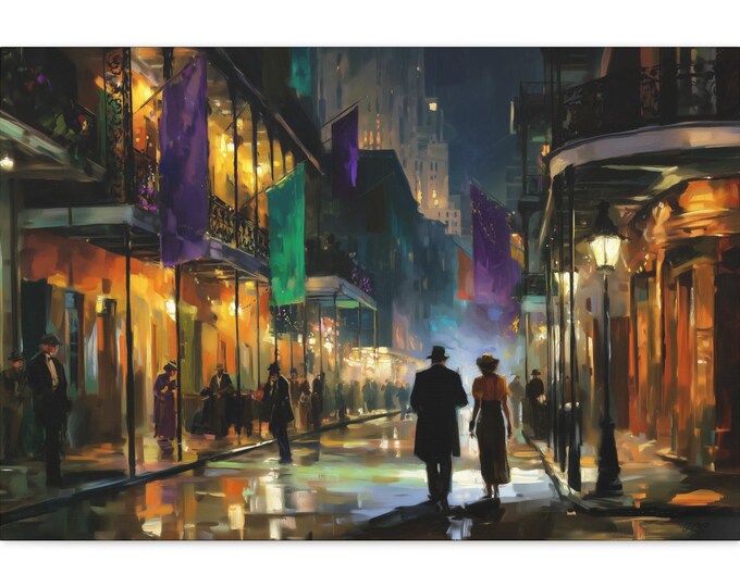 The Calm of Carnival Eve - Canvas Wall Art