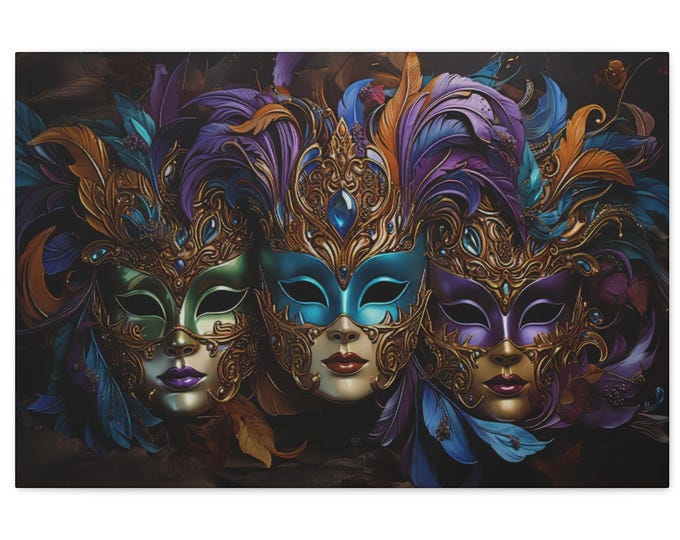 Royal Court of Mardi Gras | Canvas Wall Art