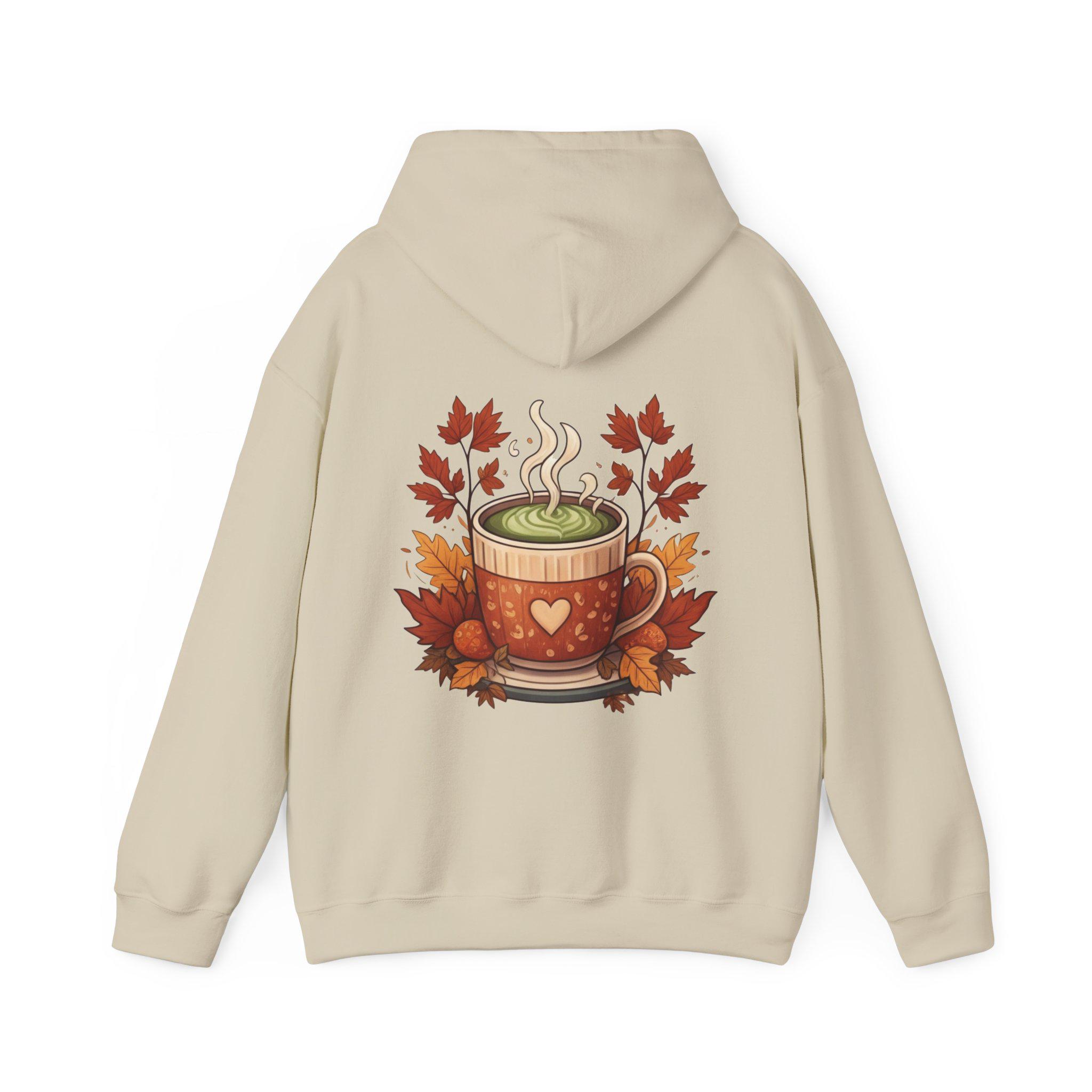 Sweat à Capuche Motif Citrouille Mignon - Ambiance Automne Confortable - Coupe Classique, 241g - 7
