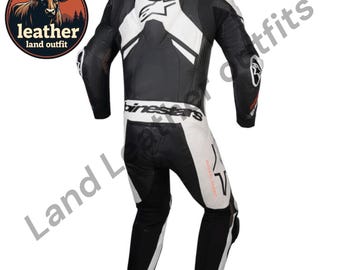 Aprilia Racing Leather Motorcycle Suit: RSV4 Replica, CE Armor, Custom Fit