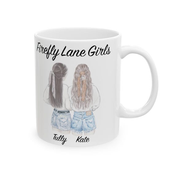 Firefly Lane Mug: Personalized Friendship Design, 11oz Ceramic