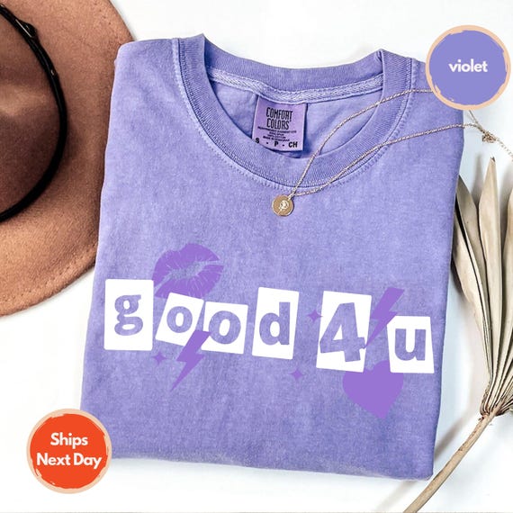 Good 4 U Olivia Concert Style Comfort Colors® Shirt – Y2K Pop-Punk Graphic Tee