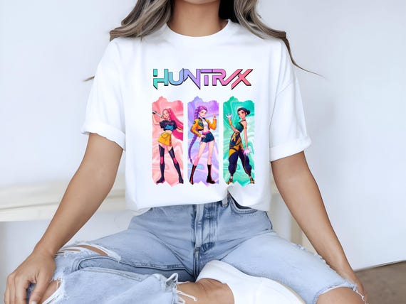 Huntrix Girls T-Shirt | Kpop Anime Graphic Tee