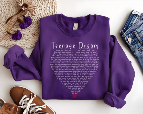Teenage Dream Sweatshirt: Olivia Rodrigo Fan Apparel (Youth & Adult)