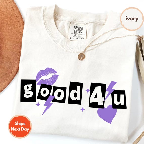 Good 4 U Olivia Concert Style Comfort Colors® Shirt – Y2K Pop-Punk Graphic Tee