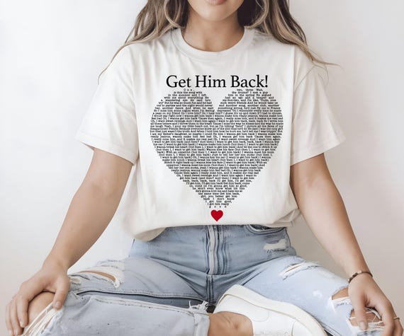 Olivia Rodrigo Shirt: Get Him Back Lyrics - Unisex Music Tee