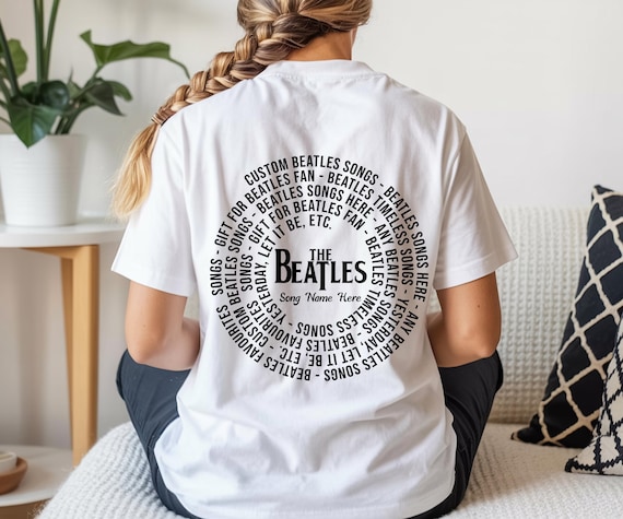 Beatles Lyric Shirt, Vintage Band Style (Unisex S-5XL)