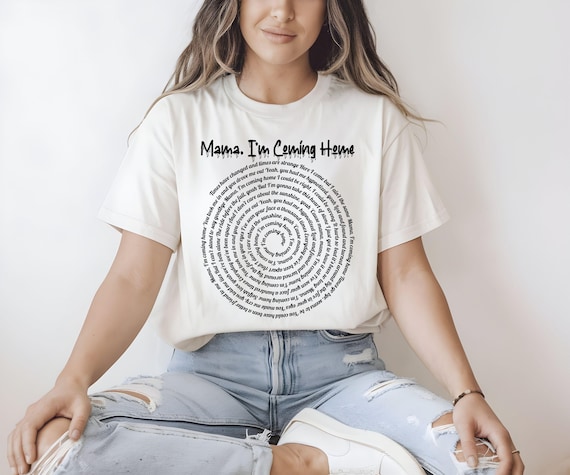 Mama I'm Coming Home Rock T Shirt Prince of Darkness Inspired Graphic Tee Unisex Music Shirt Heavy Metal Fan Gift S-5XL