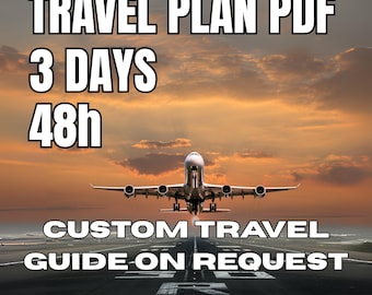 Custom 3-Day Travel Itinerary: Personalized Trip Planner (PDF)