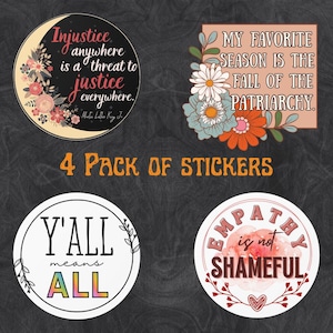 Activist Sticker Bundle | 4 Premium Vinyl Stickers