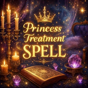 Princess Treatment Spell, Spoil Me Spell, Soft Life, Daddy Spell, Luxury Spell, Best Life Spell, Luxury, Indulgence, Status, Confidence