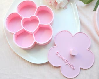 Blumen Schmuck Organizer: 3D Gedruckt Ton Ohrring & Perlen Aufbewahrung