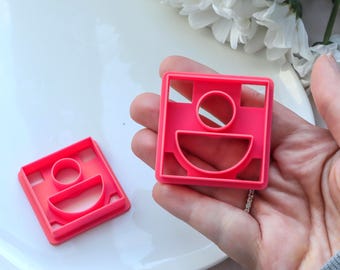 Set di taglia orecchini pendenti, forma base, strumento per argilla polimerica, stampo per gioielli stampato in 3D