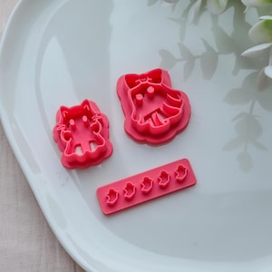 Cute Ghost Earring Cutter – Halloween Polymer Clay Tool
