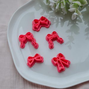 Bow Clay Cutters– 3D Polymer Clay Earring Tools