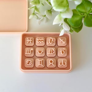 Sternzeichen Stempel Set – Polymer Clay Horoskop Stempel – Astrologie Schmuckherstellungs-Werkzeuge