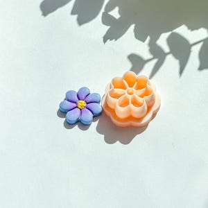 Sieben Blütenblätter Blume Polymer Clay Cutter - Floral Schmuck machen 3D gedrucktes Werkzeug