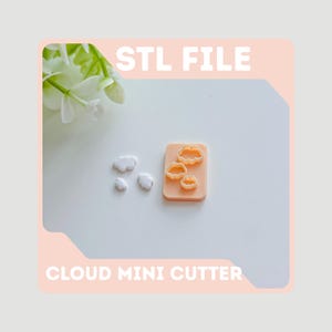 Micro Cloud Clay Cutter STL - 3D Druckbare Digitale Datei