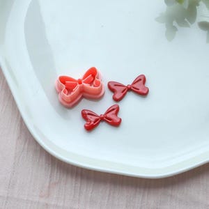 Bow Clay Cutter: Ribbon Polymer Clay Tool for Earrings & Crafts