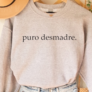 Puro desmadre svg, Latina svg, PNG file, Latina PNG, Latina Shirt svg, Spanish Shirt, Spanish Saying,
