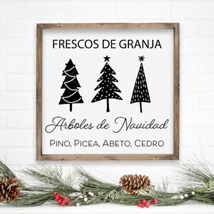 Frescos de Granja, Arboles de Navidad - SVG, Christmas SVG, cut file