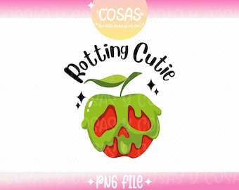 Rotting Cutie PNG | Halloween Sublimation Design | Funny Halloween Shirt PNG | Digital Download