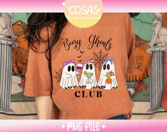 Boozy Ghouls Halloween PNG | Spanglish PNG | Funny Halloween Shirt Design | Sarcastic Quote Digital Download