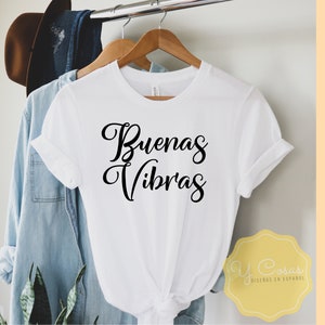 Buenas Vibras svg, Latina svg, PNG file, Latina PNG, Latina Shirt svg, Spanish saying, Spanish Shirt