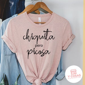 Chiquita pero picosa SVG, Latina svg, PNG file, Latina PNG, Latina Shirt svg, Spanish saying, Spanish Shirt