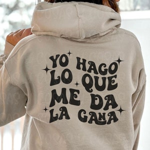 Laat het me weten svg, latina svg, png-bestand, latina png, latina shirt svg, Spaans gezegde,