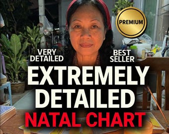 Detailed Astrological Birth Chart Reading with Psychic and Tarot Insights | Full Natal Chart Astrology & Life Guidance, Same Day Reading