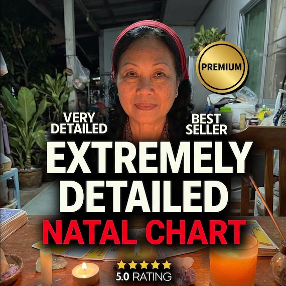 Detailed Astrological Birth Chart Reading with Psychic and Tarot Insights | Full Natal Chart Astrology & Life Guidance, Same Day Reading