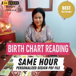 Detailed Birth Chart Analysis, In Depth Natal Chart Reading, Astrology Reading, Birth Chart Astrology Reading, Same Day Birth Chart Reading