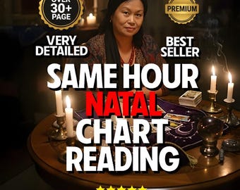 Very Detailed Birth Chart and Destiny Matrix Reading, Detailed Astrology Insights, Same Day Natal Chart Analysis, Natal Chart Reading
