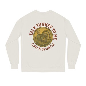 Turkey Hunter Sweatshirt, Unisex Crewneck Pullover, Cozy Fall & Thanksgiving Apparel, Funny Talk Turkey To Me Gift, Holiday Outfit