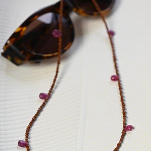 Sapphire & Kumpia Seed Necklace: Handmade 950 Silver Clasp