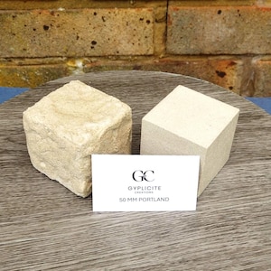 Masonic Ashlars: Handcrafted Portland Stone Effect Sculptures, 50mm