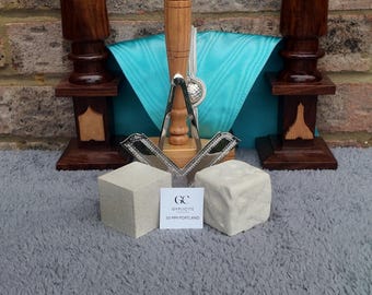 Handcrafted Masonic Ashlars: 50mm. Portland Limestone Effect.