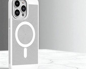 CoolMesh Magnetic iPhone Case – ThermaCore Heat-Dissipating Cover for iPhone X to 16 Plus Series