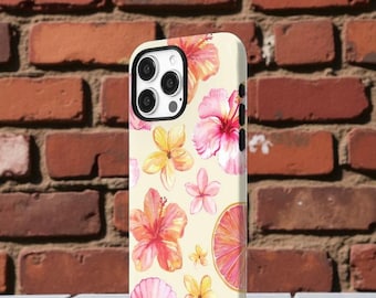 BlossomLink MagCover – Elegant Magnetic 2-in-1 Floral Case for iPhone 11 to 16 Pro Max