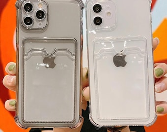 CardKeep Transparent iPhone Case – Clear Armor with Built-In Pocket for iPhones