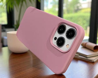 Titanium Gray Liquid Silicone iPhone Case: Rugged Shockproof Cover