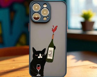 遊び心のある猫のiPhoneケース：MeowVistaチャーム、耐衝撃TPUカバー