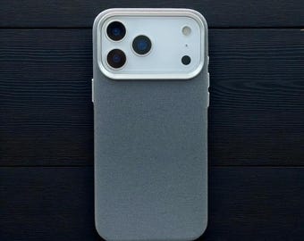Funda de tela tejida para iPhone: carga inalámbrica magnética, protección contra golpes