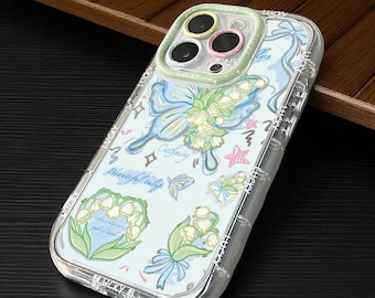 Cute Cartoon Cat iPhone Case – Soft Silicone Protective Cover