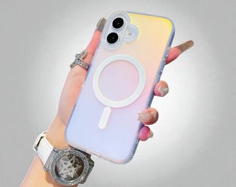 LumiCore Gradient Armor – Estuche a prueba de golpes con carga magnética
