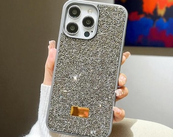 Crystal Diamond Spark iPhone Case: Glam TPU Protective Cover