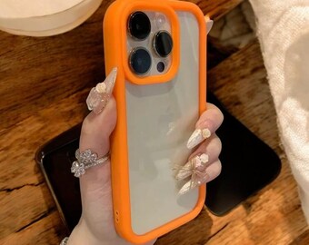 GlowShield Clear iPhone Case: Shockproof Protective Bumper