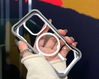 GlowHold Magnetic iPhone Case: Shockproof Bumper, Wireless Charging